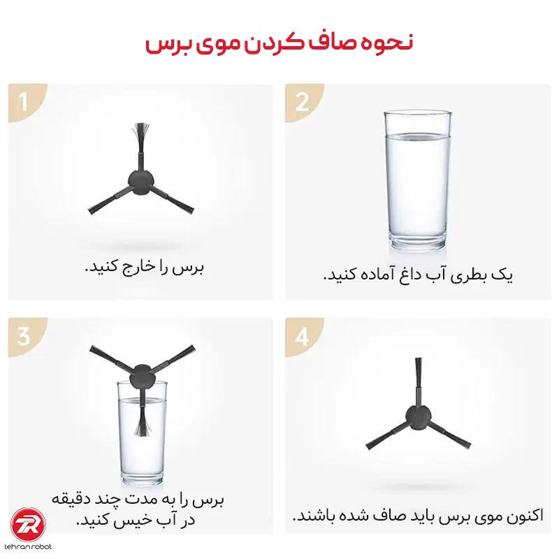 برس کناری جارو رباتیک دریم L40 Ultra