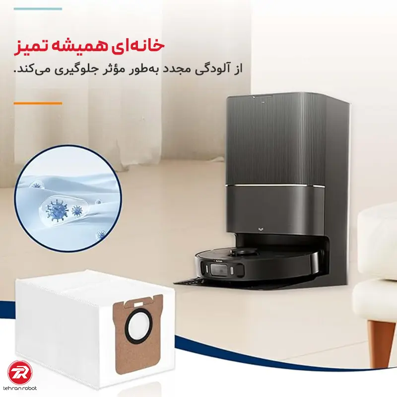 تصویر دوم کیسه جارو رباتیک دریم L30 Ultra