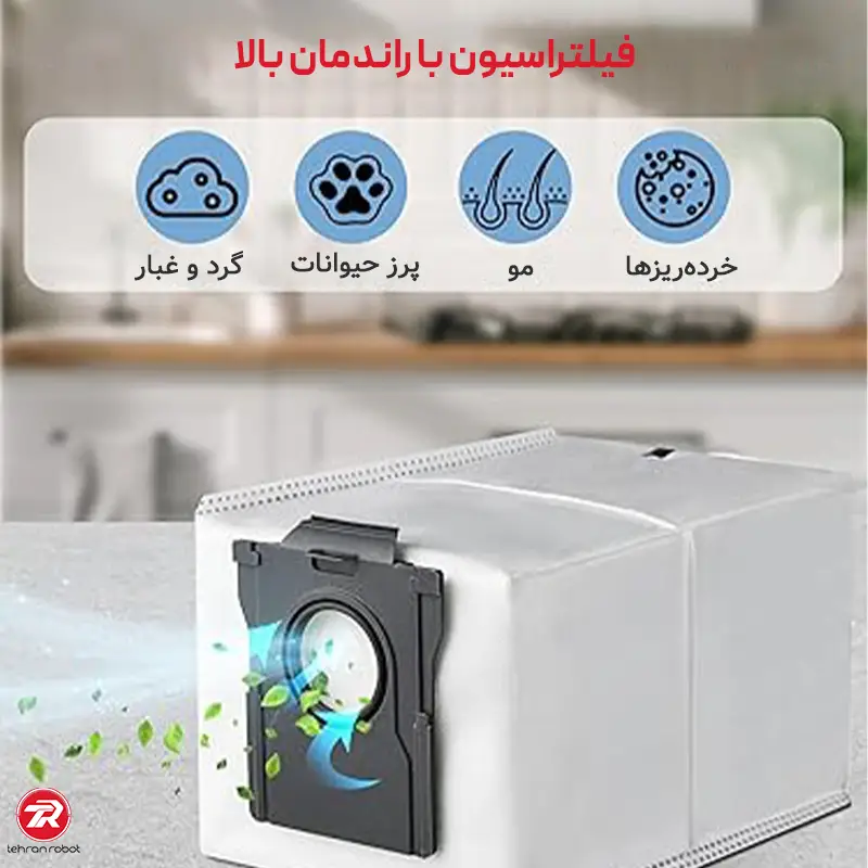 تصویر دوم کیسه جارو رباتیک دریم X40 Ultra