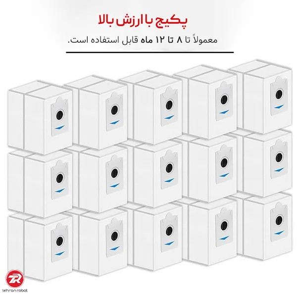 پک کیسه جارو رباتیک اکووکس X5 Pro OMNI