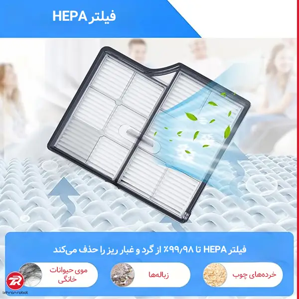 مشخصات فیلتر جارو رباتیک روبوراک Saros 10