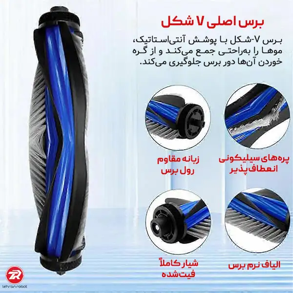 برس اصلی جارو رباتیک اکووکس N30 Pro Omni