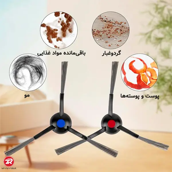 برس کناری جارو رباتیک اکووکس N30 Pro Omni